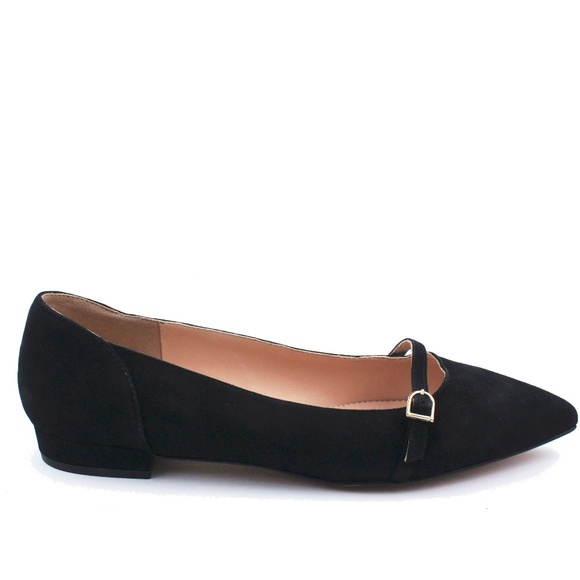 New JCREW Gwen Mary Jane Pieced Ballet Flats Suede - Picture 3 of 5